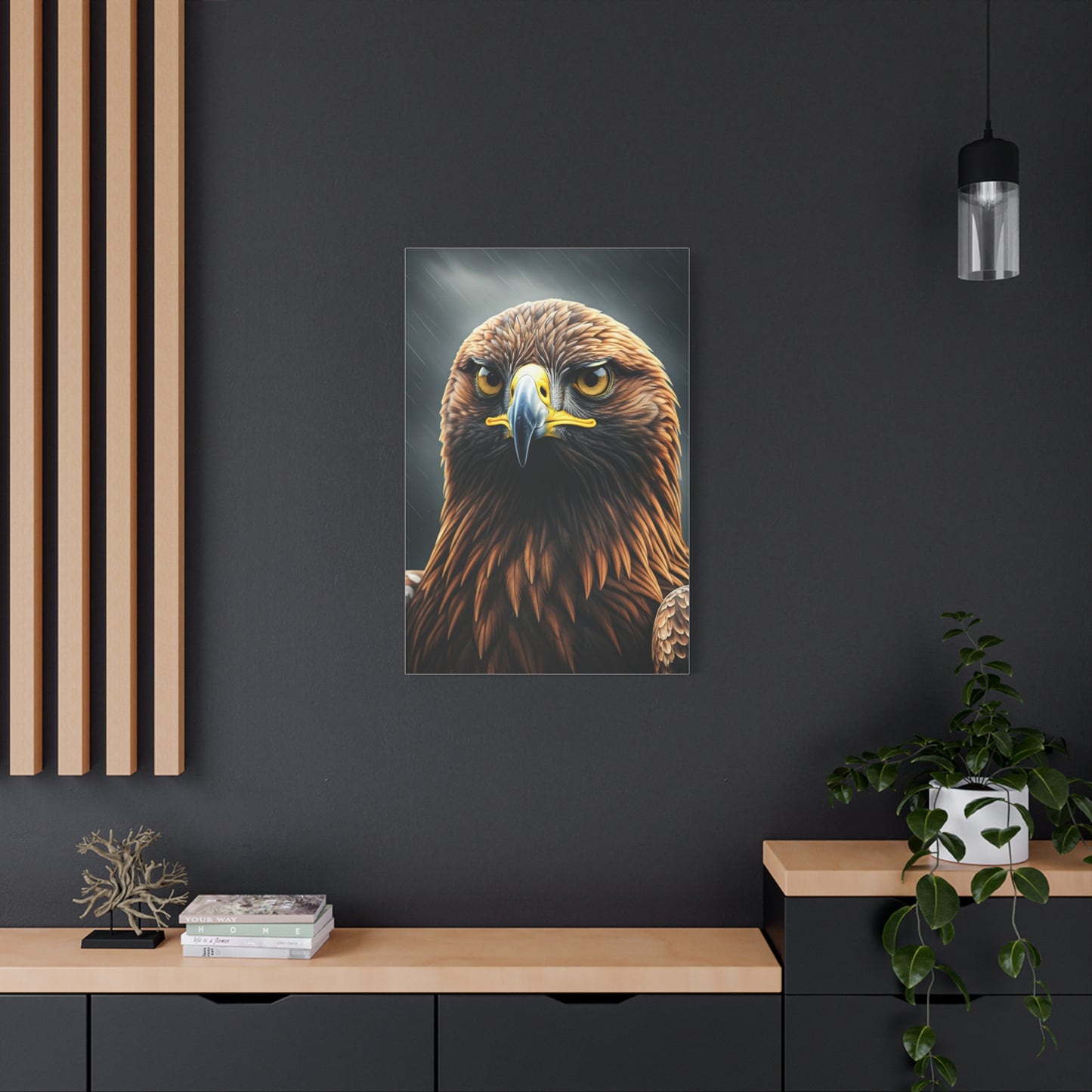 Golden Eagle Intensity Wall Art & Canvas Prints