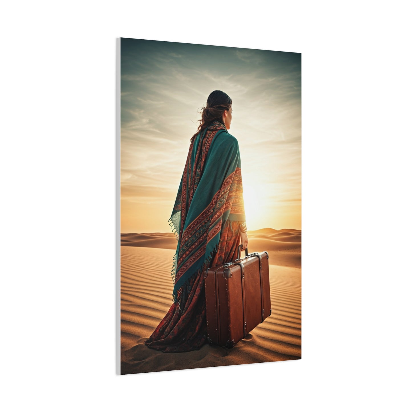Desert Journey at Golden Hour – Wall Art & Canvas Prints