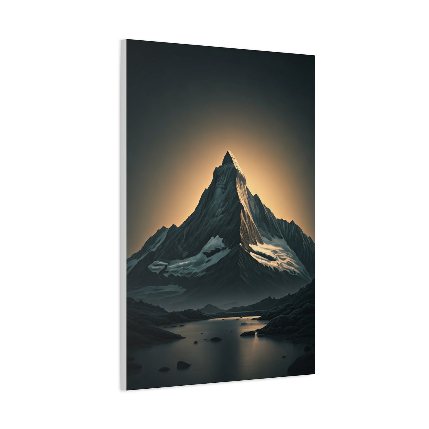 Majestic Peak Glow Wall Art & Canvas Prints
