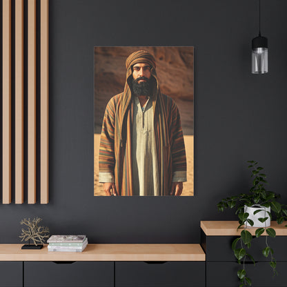 Desert Nomad Serenity Portrait Wall Art & Canvas Prints