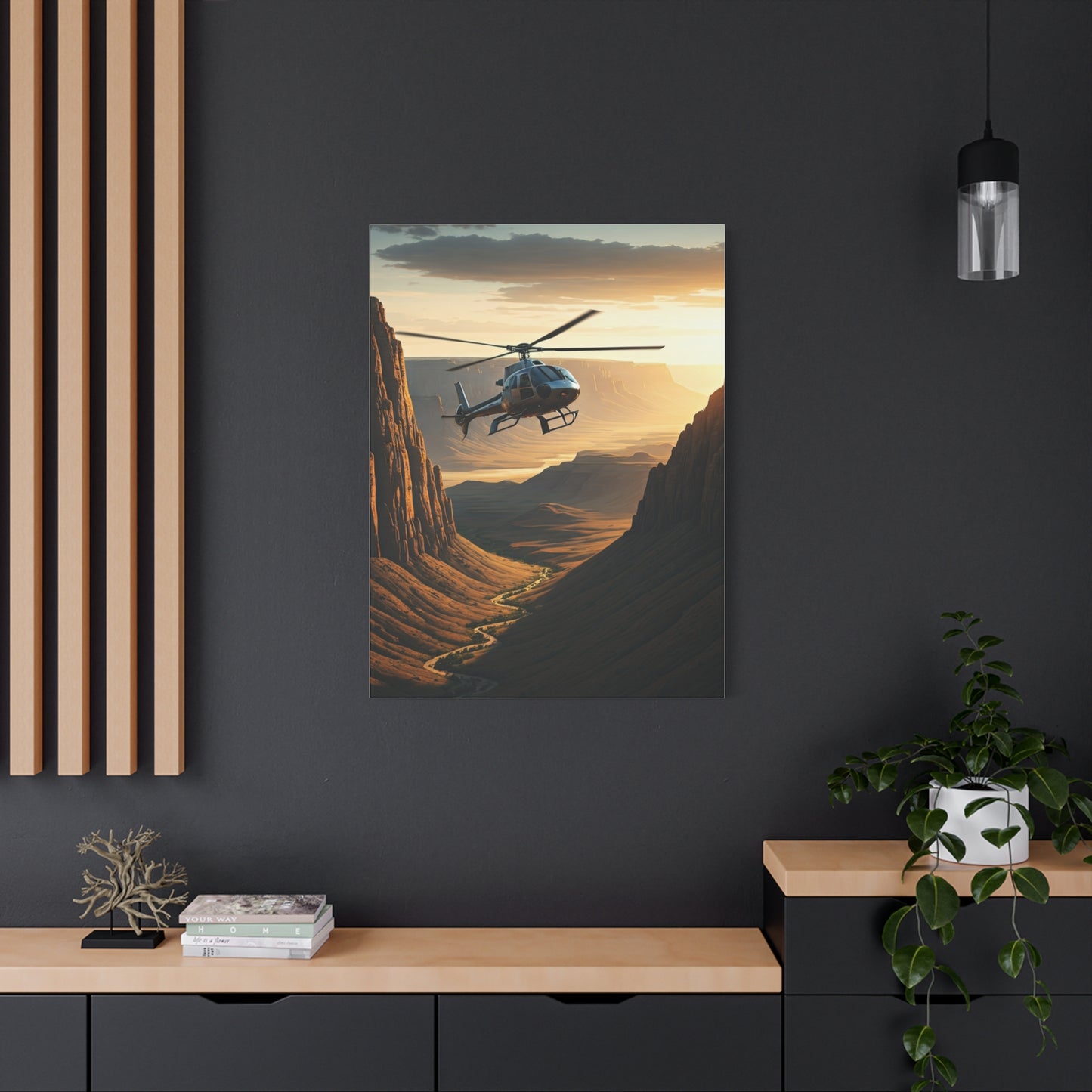 Helicopter Canyon Expedition Wall Art & Canvas Prints