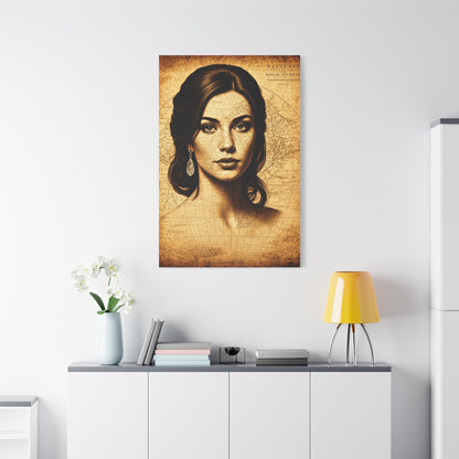 Minimal Black Silhouette World Map Wall Art & Canvas Prints