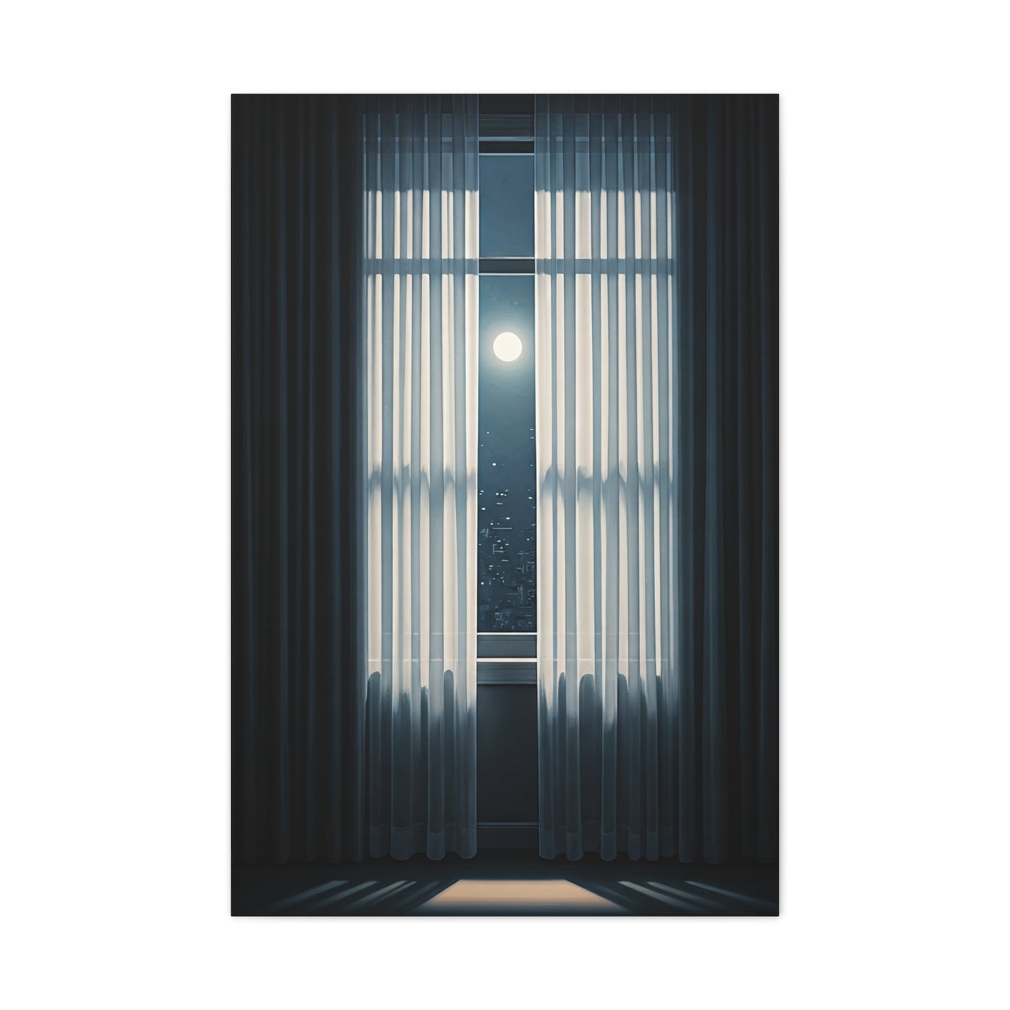 Moonlit Window Stillness Wall Art & Canvas Prints