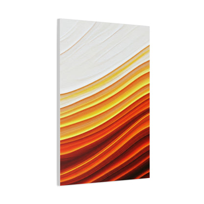 Golden Ember Flow Abstract Wall Art & Canvas Prints