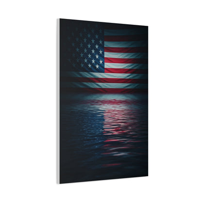 Stars and Stripes on the Water Wall Art & Canvas Prints