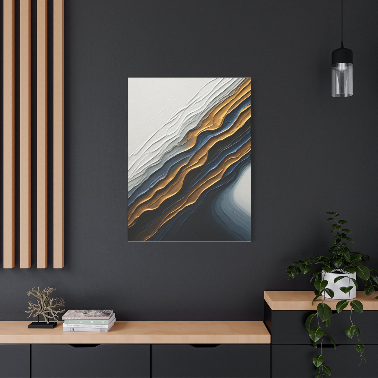Golden Contours Wall Art & Canvas Prints