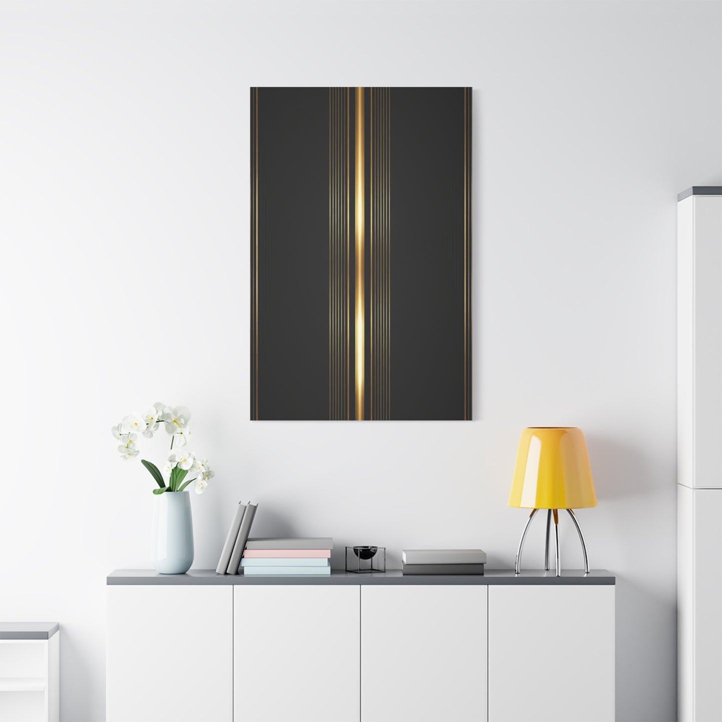 Golden Light Axis Minimal Wall Art & Canvas Prints