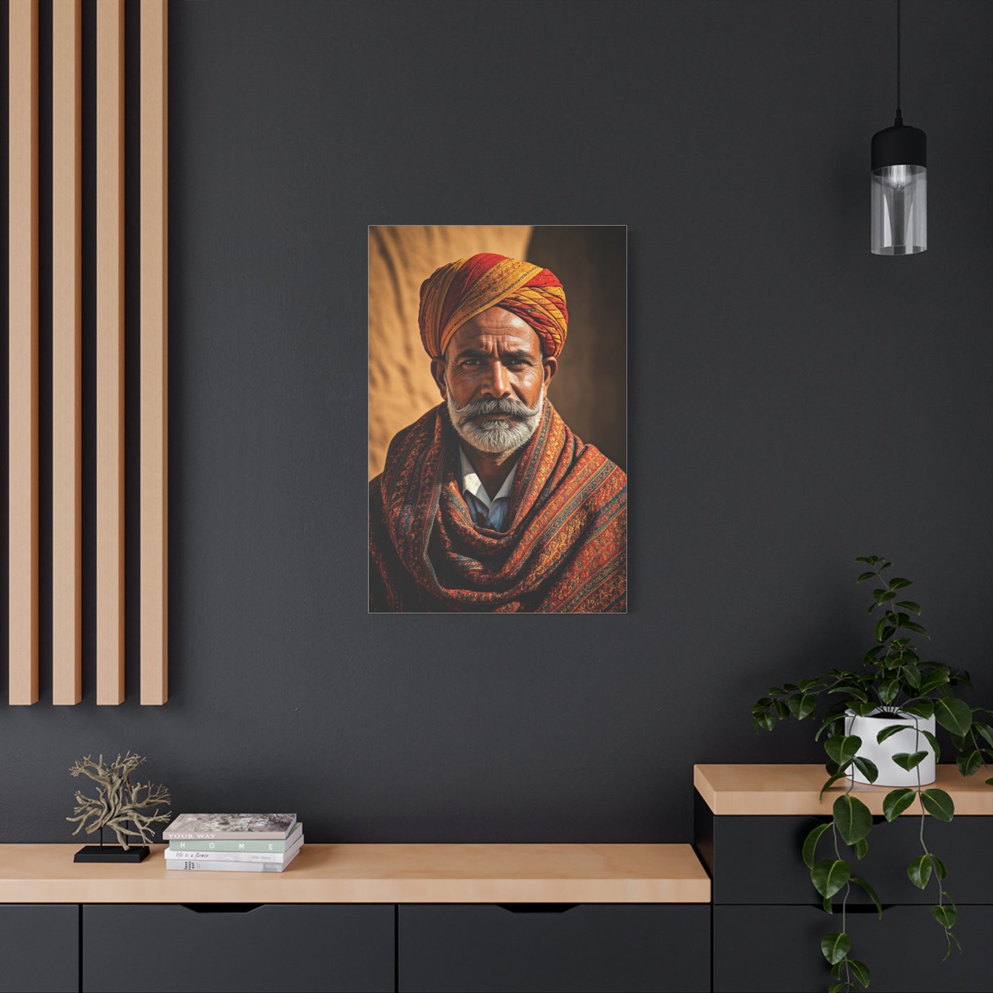 Desert Heritage Elder Portrait Wall Art & Canvas Prints