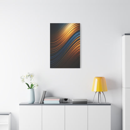 Luminous Wave Fusion Abstract Wall Art & Canvas Prints
