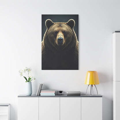 Intense Bear Gaze Wildlife Wall Art & Canvas Prints