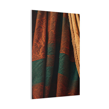 Earth-Toned Textile Layers Wall Art & Canvas Prints
