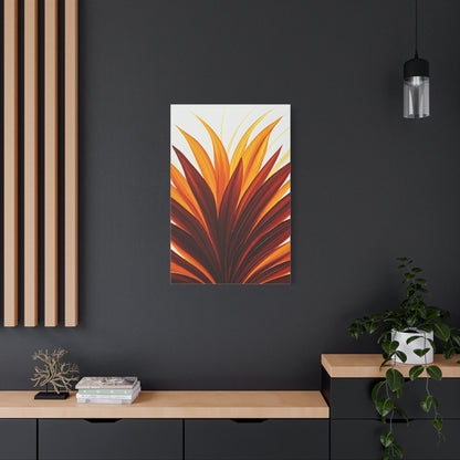 Radiant Flame Petals Abstract Wall Art & Canvas Prints