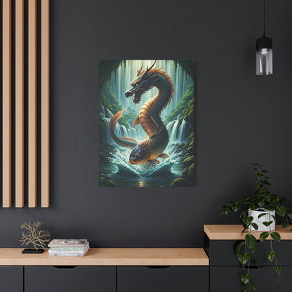 Dragon of the Emerald Falls Wall Art & Canvas Prints