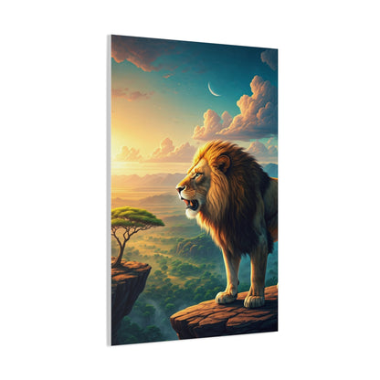 Lion Over the Horizon Majesty Wall Art & Canvas Prints