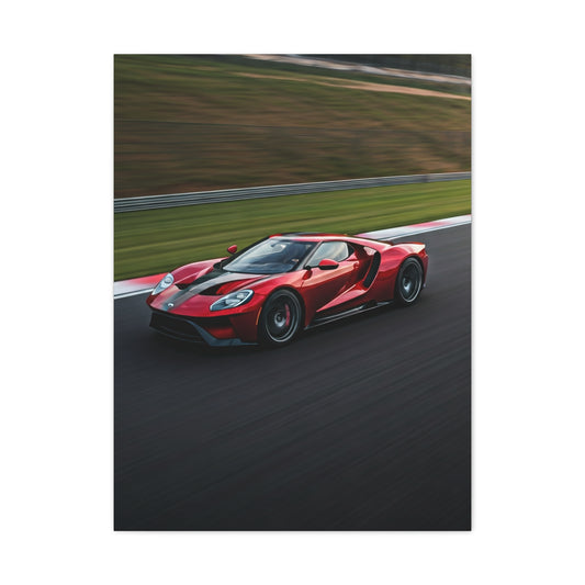 2017 Ford GT High Speed Circuit Wall Art & Canvas Prints