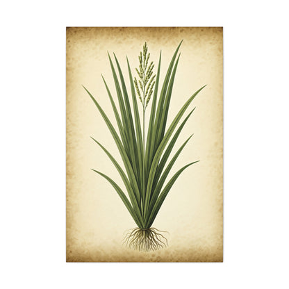 Wild Grass Illustration Wall Art & Canvas Prints