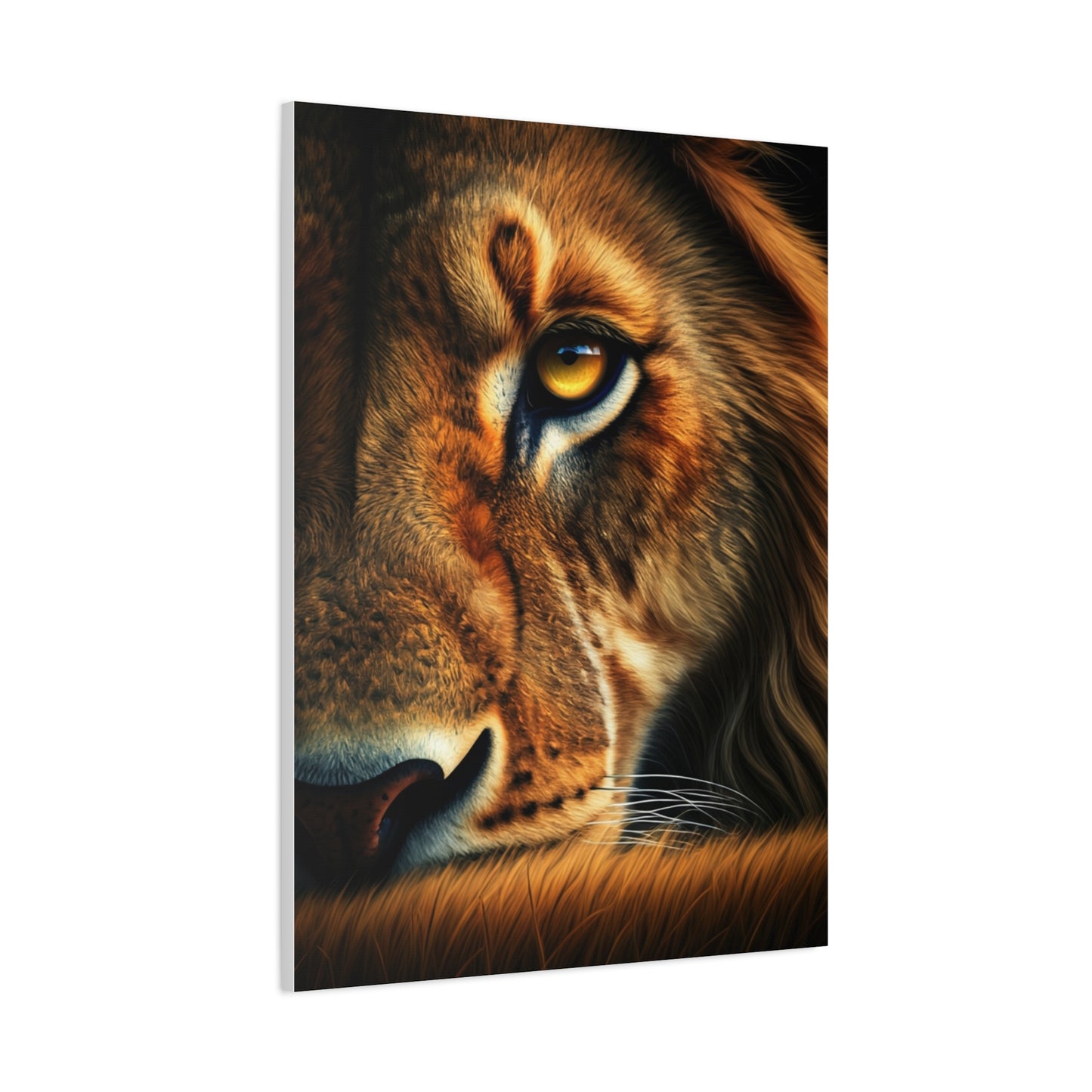 Lion’s Intensity Wall Art & Canvas Prints
