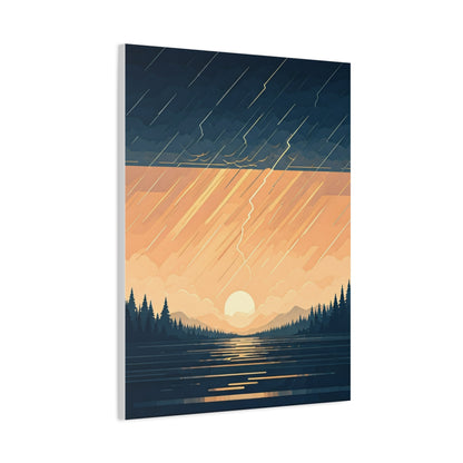 Rainfall at Dusk Wall Art & Canvas Prints