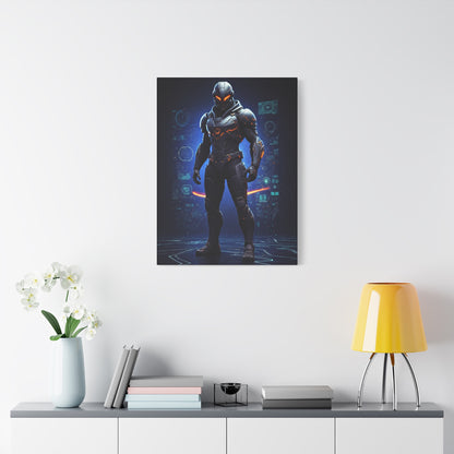 Futuristic Armored Sentinel Wall Art & Canvas Prints