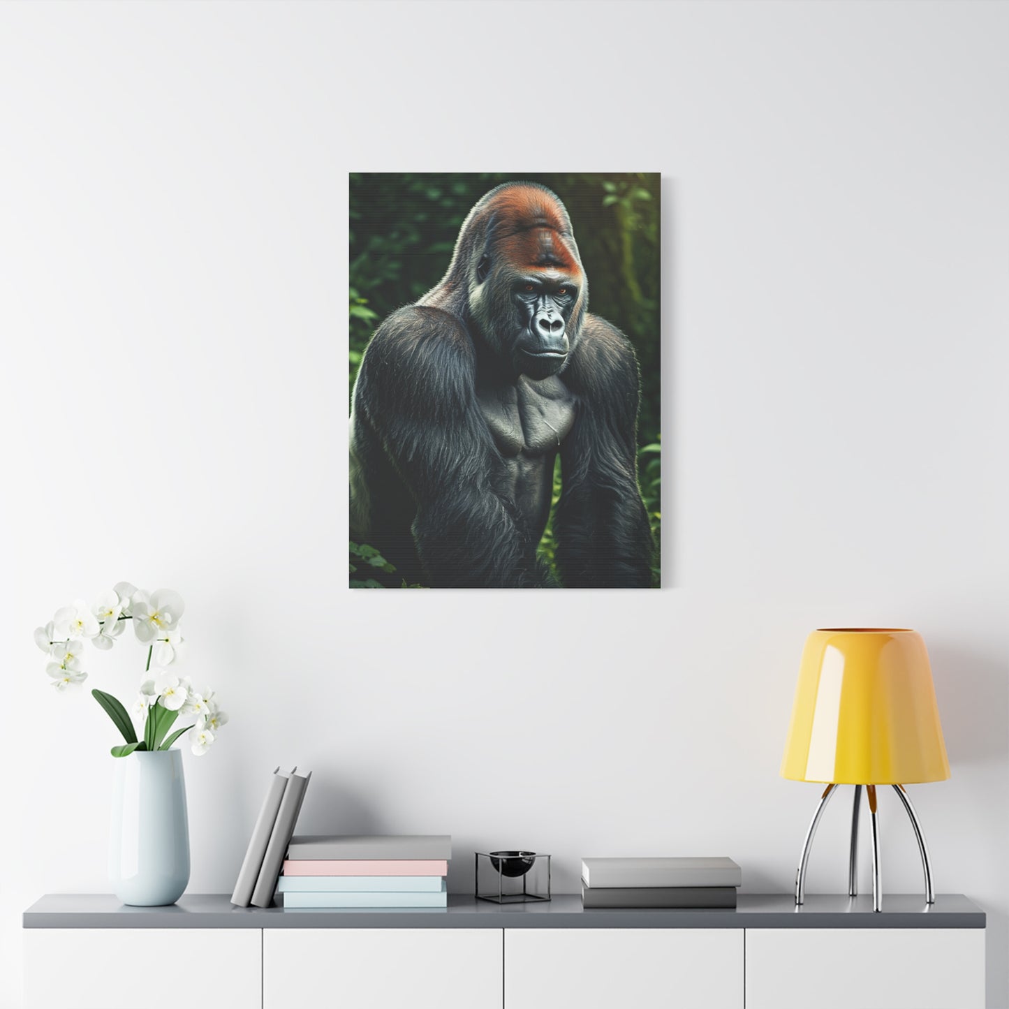 Silverback Strength Portrait Wall Art & Canvas Prints