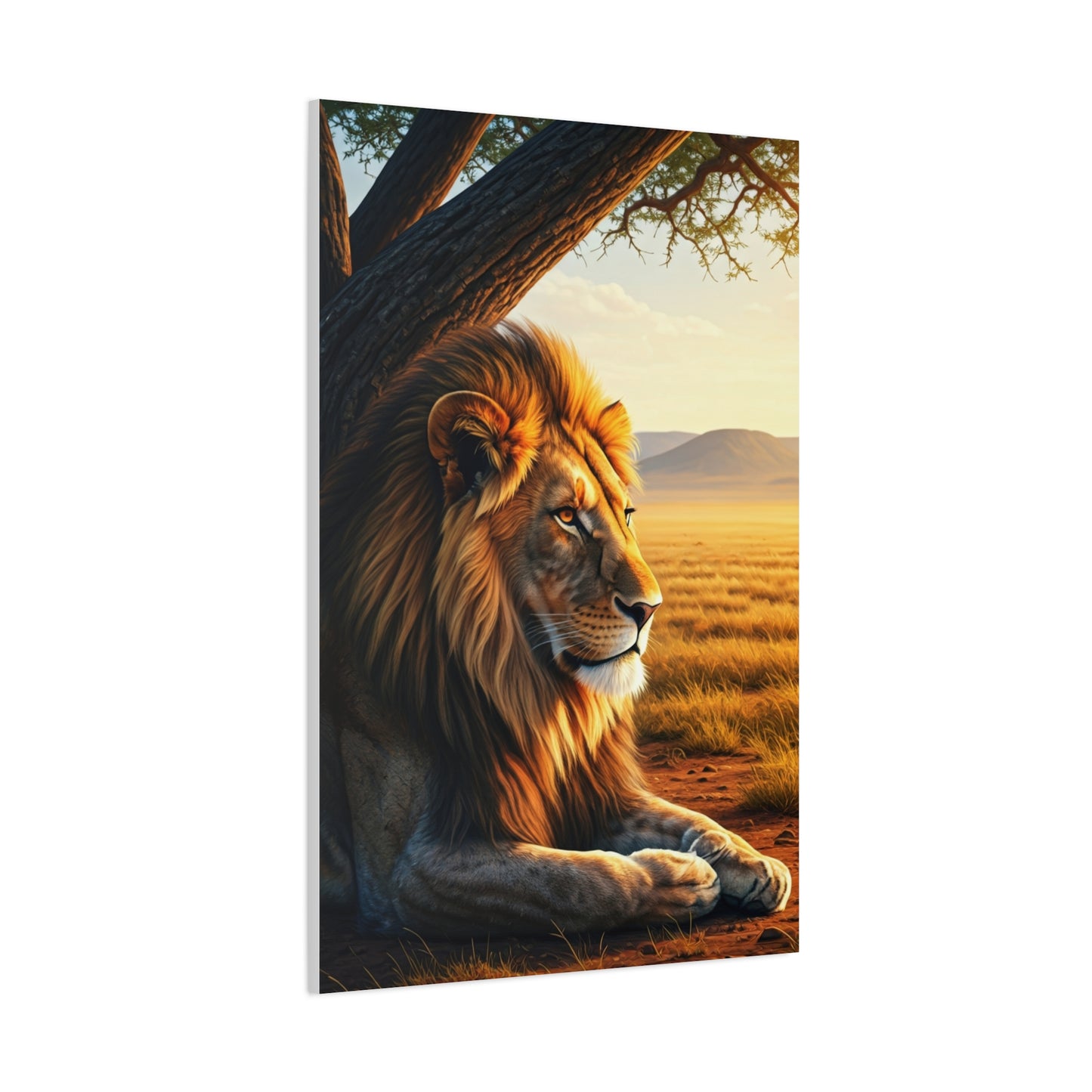 Lion of the Plains Wall Art & Canvas Prints