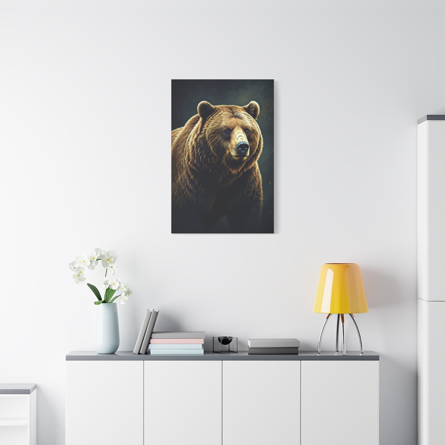 Dramatic Wilderness Grizzly Canvas Wall Art & Canvas Prints