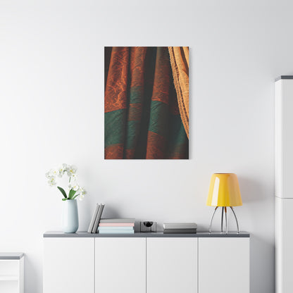 Earth-Toned Textile Layers Wall Art & Canvas Prints