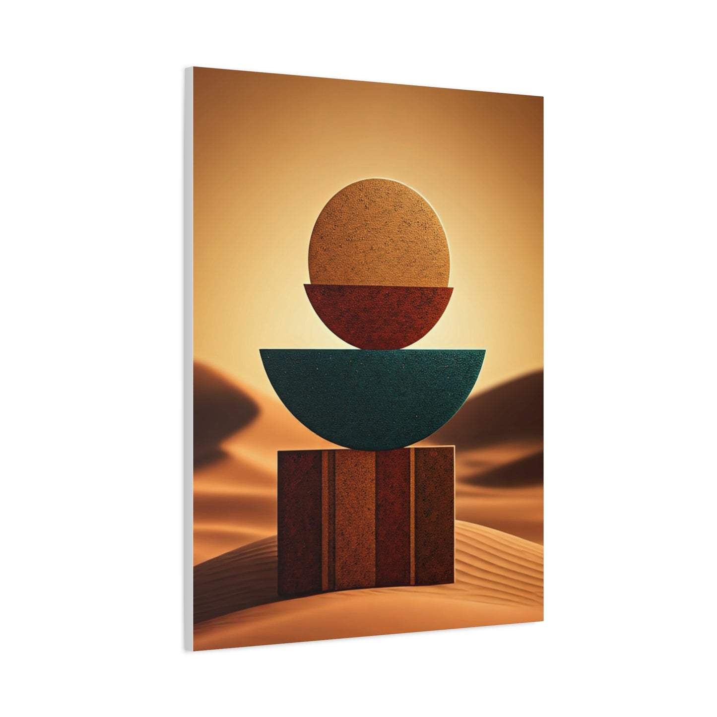 Desert Balance Geometry Wall Art & Canvas Prints