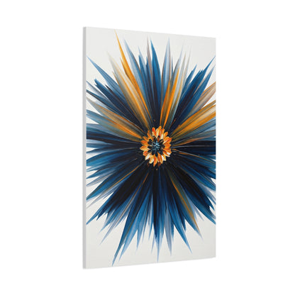 Midnight Bloom Radiance Abstract Wall Art & Canvas Prints