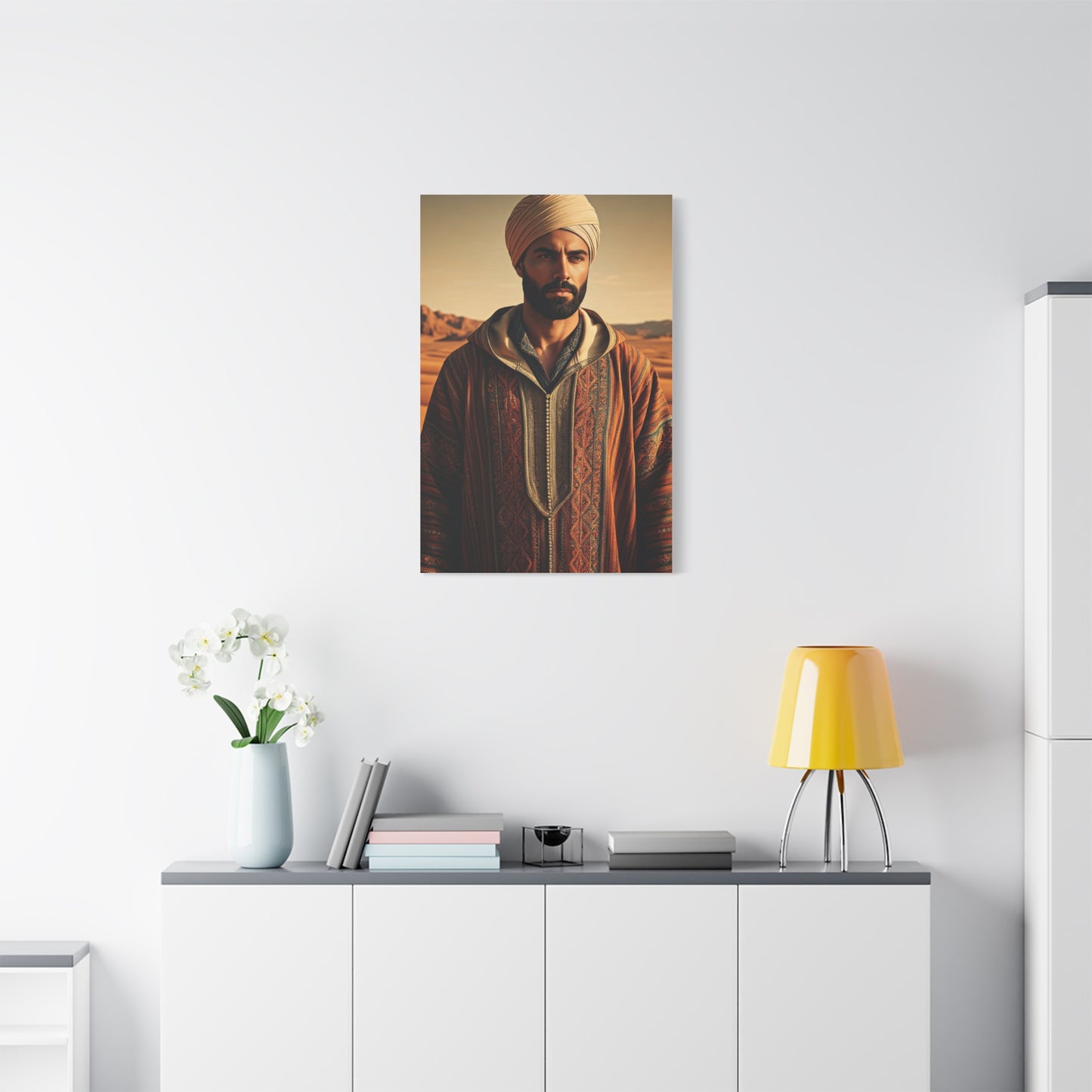 Nomadic Desert Soul Portrait Wall Art & Canvas Prints