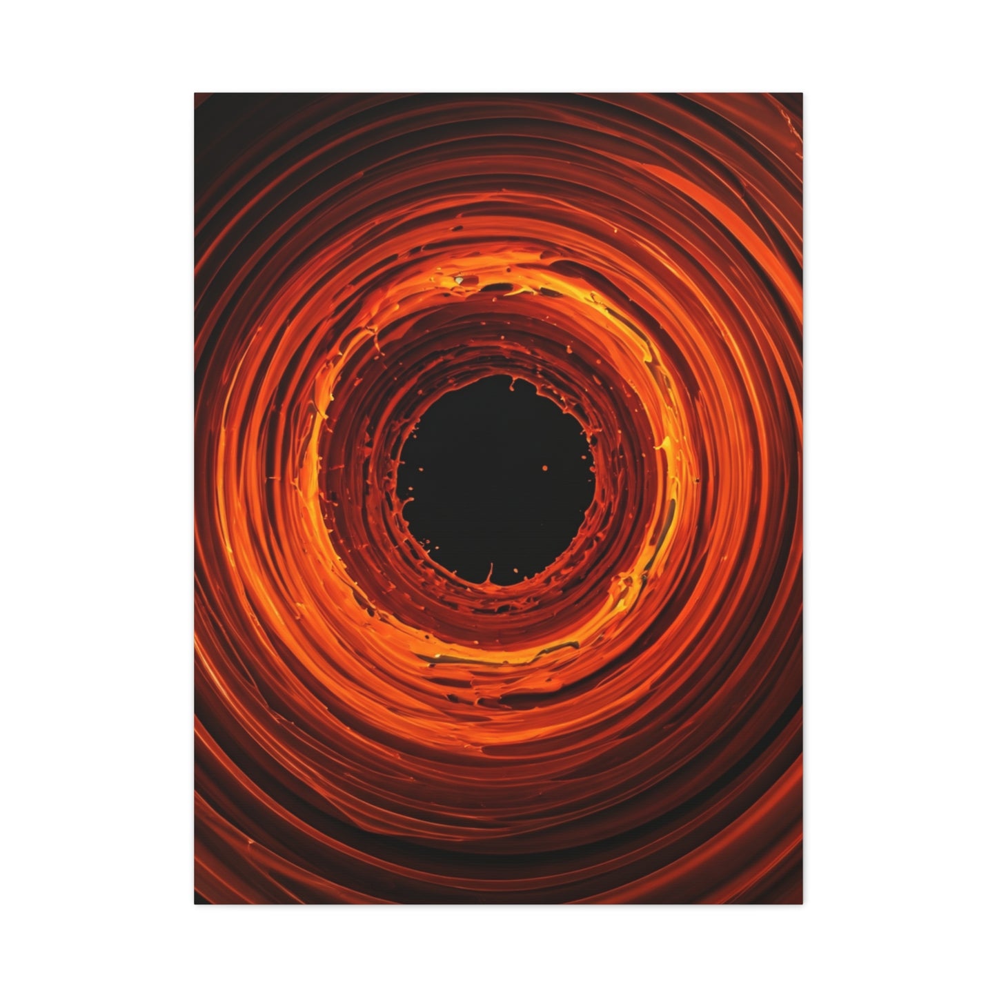 Crimson Inferno Vortex Wall Art & Canvas Prints