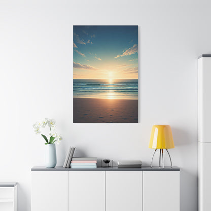 Endless Coastal Dawn Reflection Wall Art & Canvas Prints