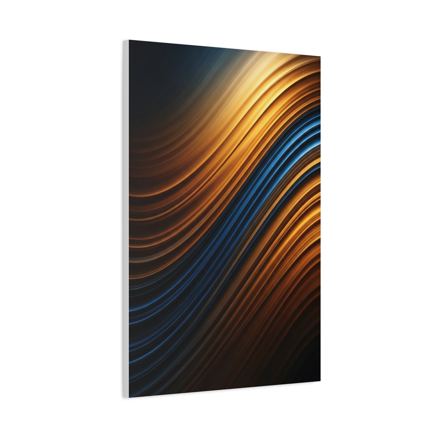 Luminous Wave Fusion Abstract Wall Art & Canvas Prints