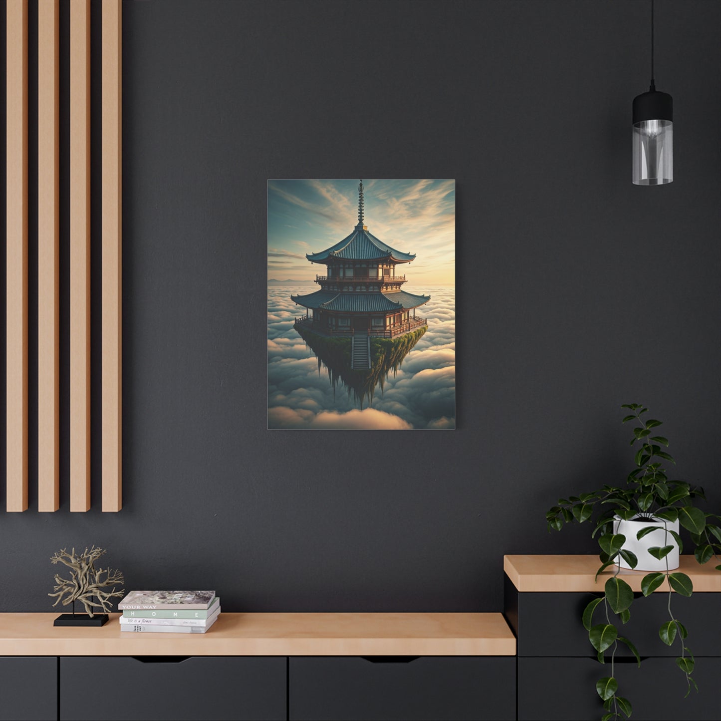 Floating Temple in the Clouds Wall Art & Canvas Prints