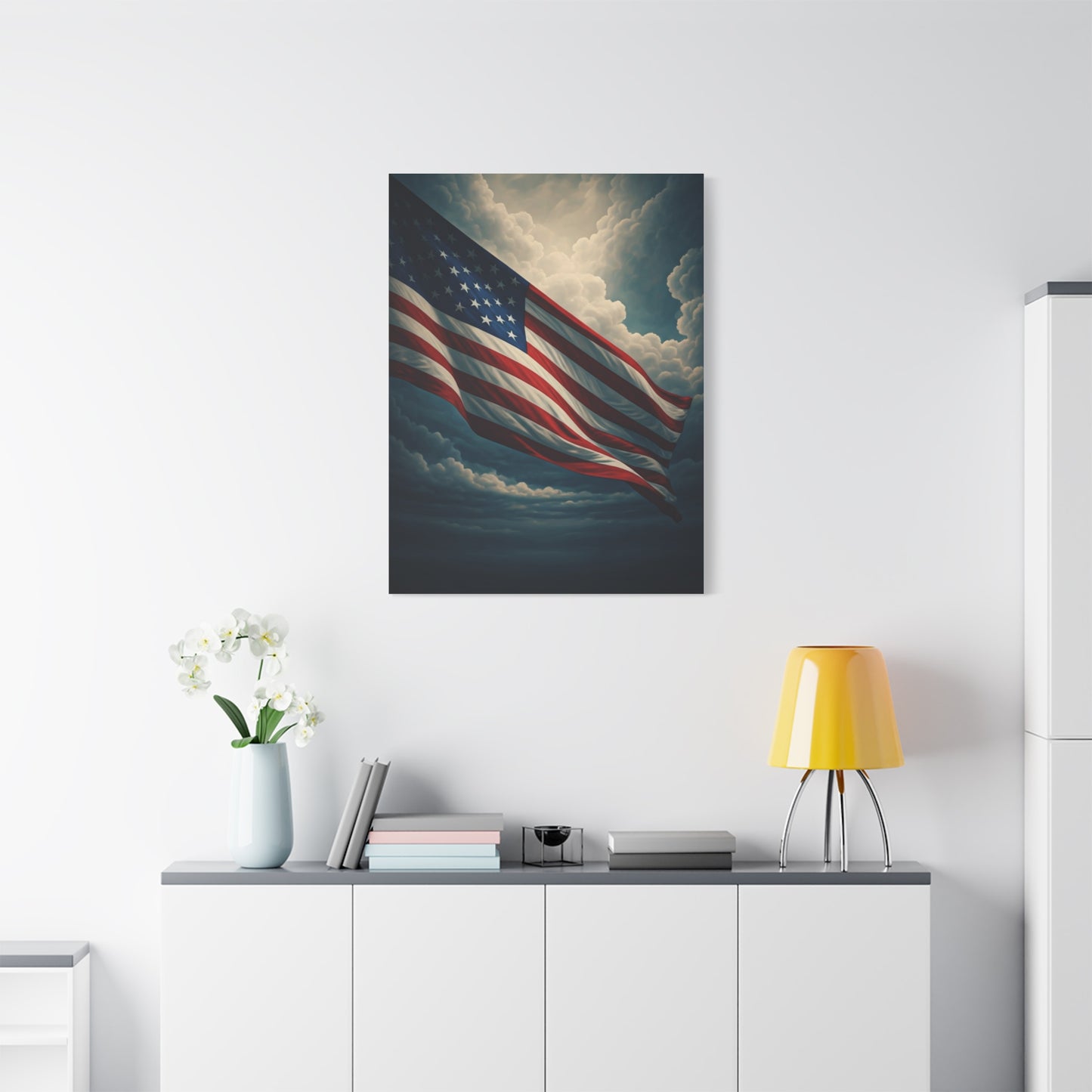 Flag of Hope in the Clouds Wall Art & Canvas Prints.