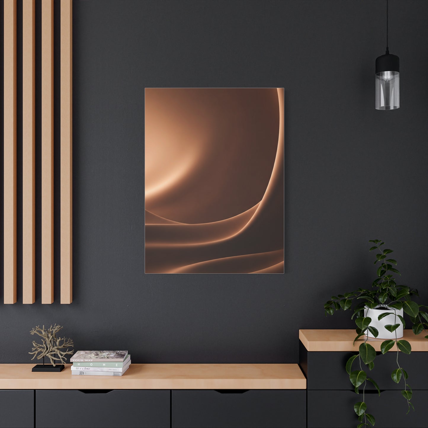 Bronze Silk Flow Wall Art & Canvas Prints