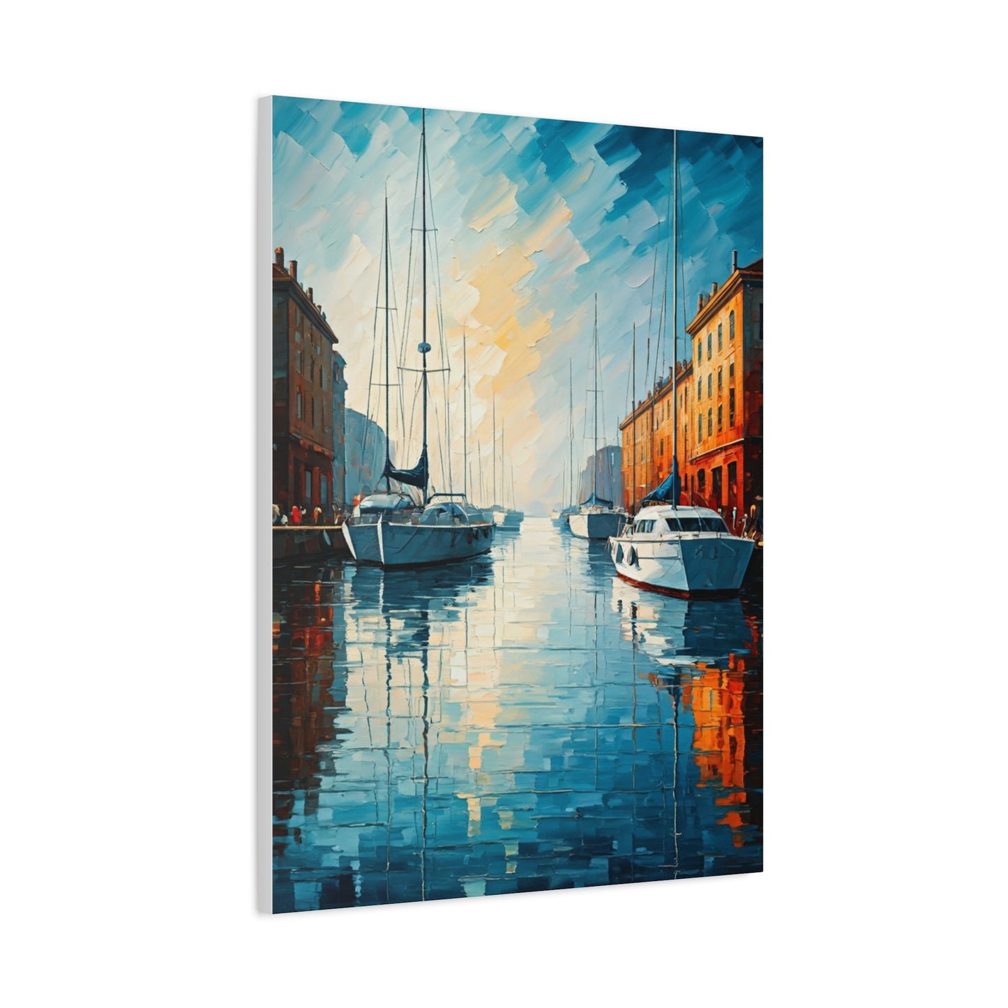 Golden Harbor Reflections Wall Art & Canvas Prints