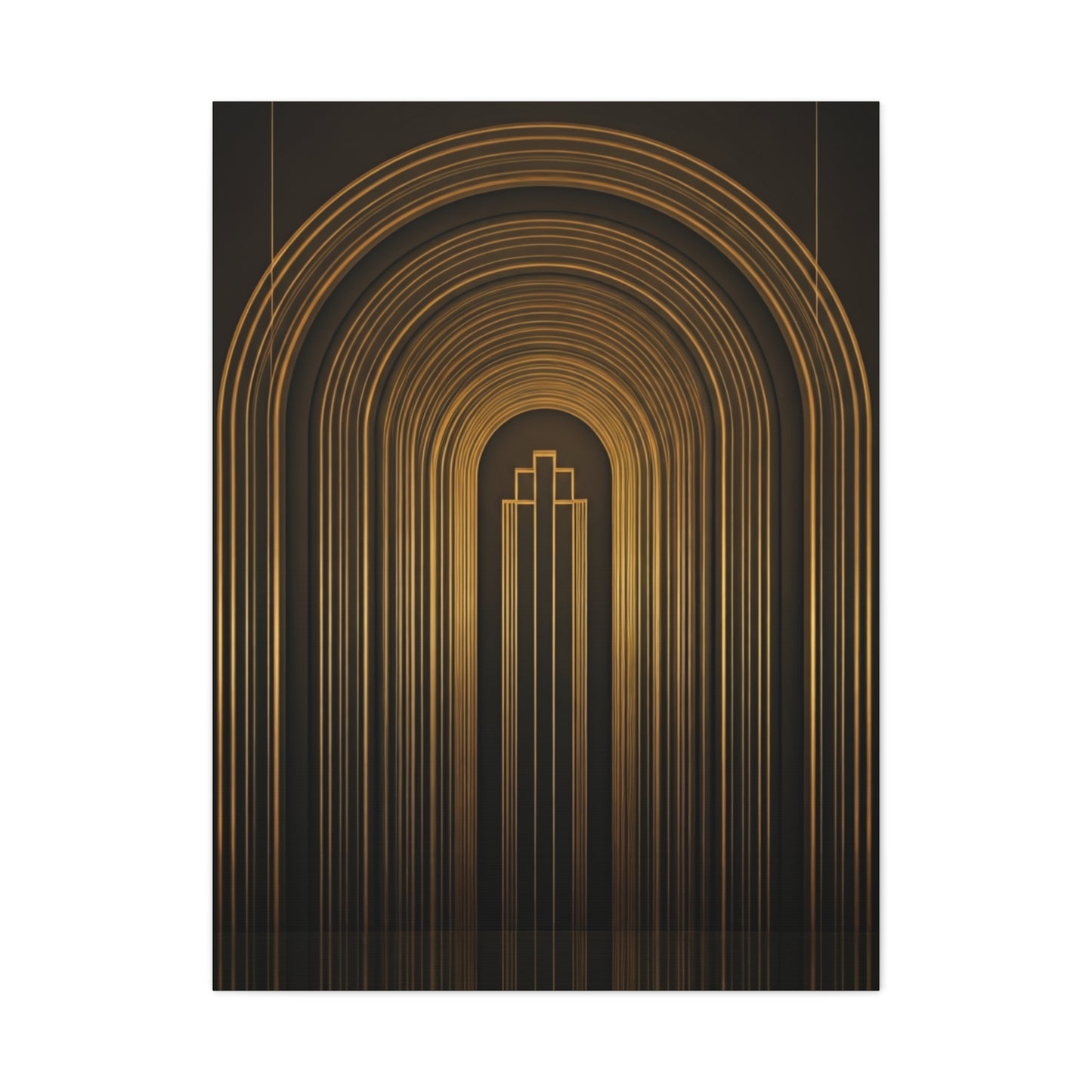 Grand Golden Archway Art Deco Wall Art & Canvas Prints