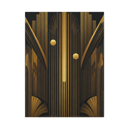 Grand Corridor Art Deco Architecture Wall Art & Canvas Prints