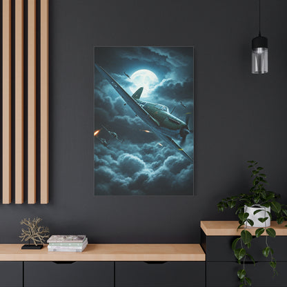 Moonlit Storm Flight Mystery Wall Art & Canvas Prints