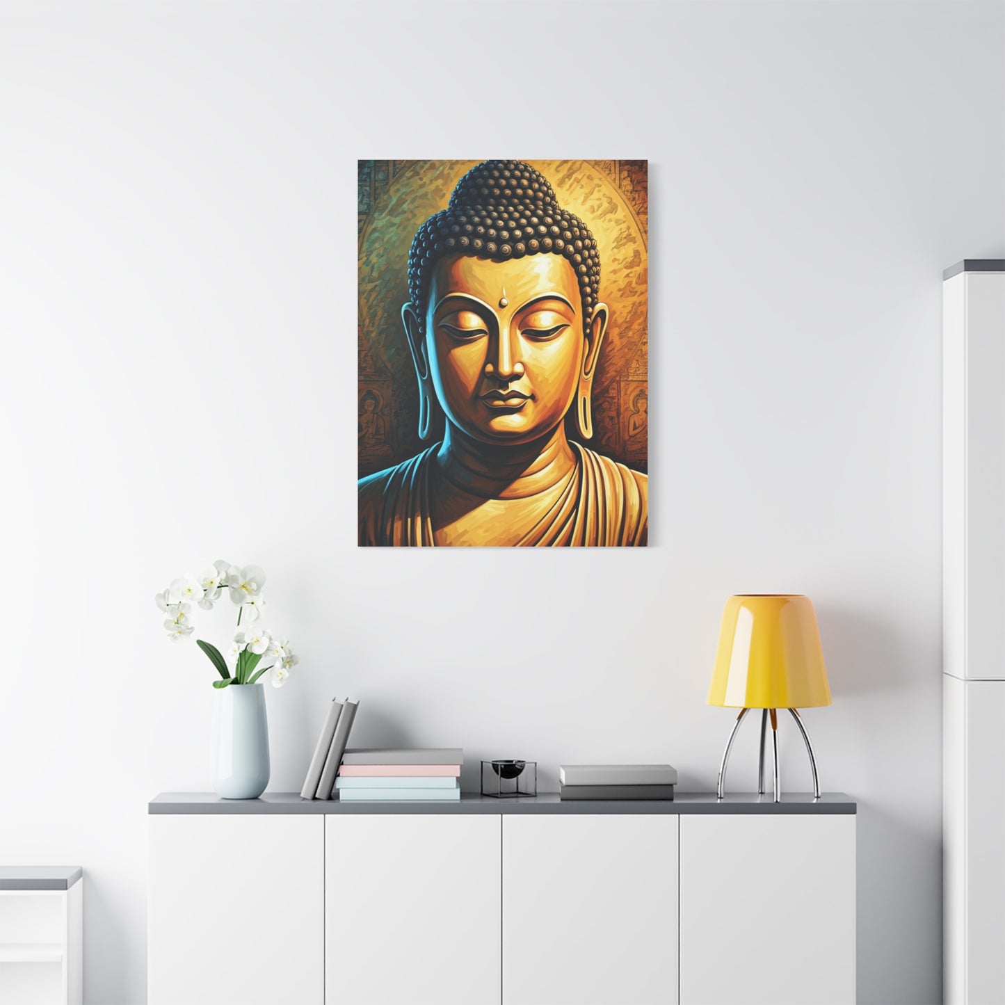 Temple Light Buddha Artwork Wall Art & Canvas Prints