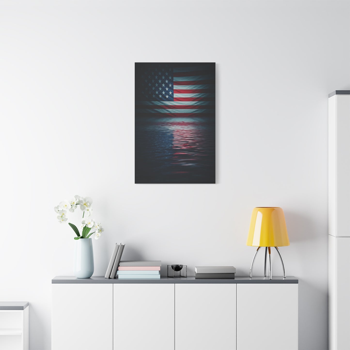 Stars and Stripes on the Water Wall Art & Canvas Prints