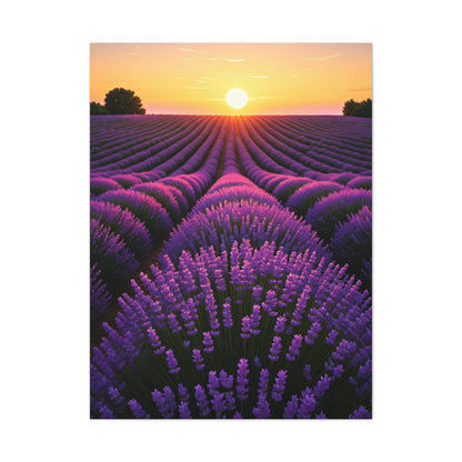 Lavender Fields at Sunset Wall Art & Canvas Prints