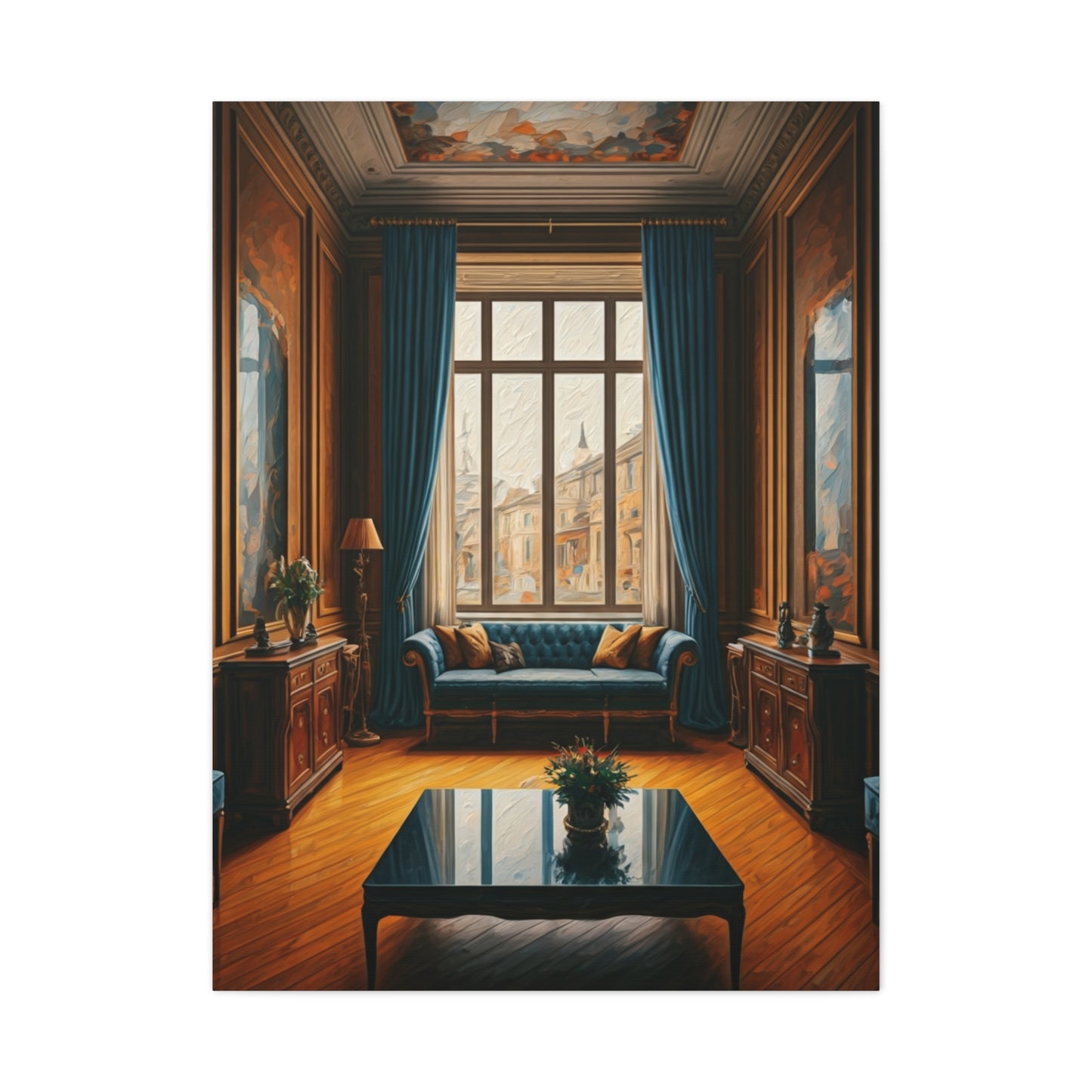 Classic Elegance Interior Scene Wall Art & Canvas Prints