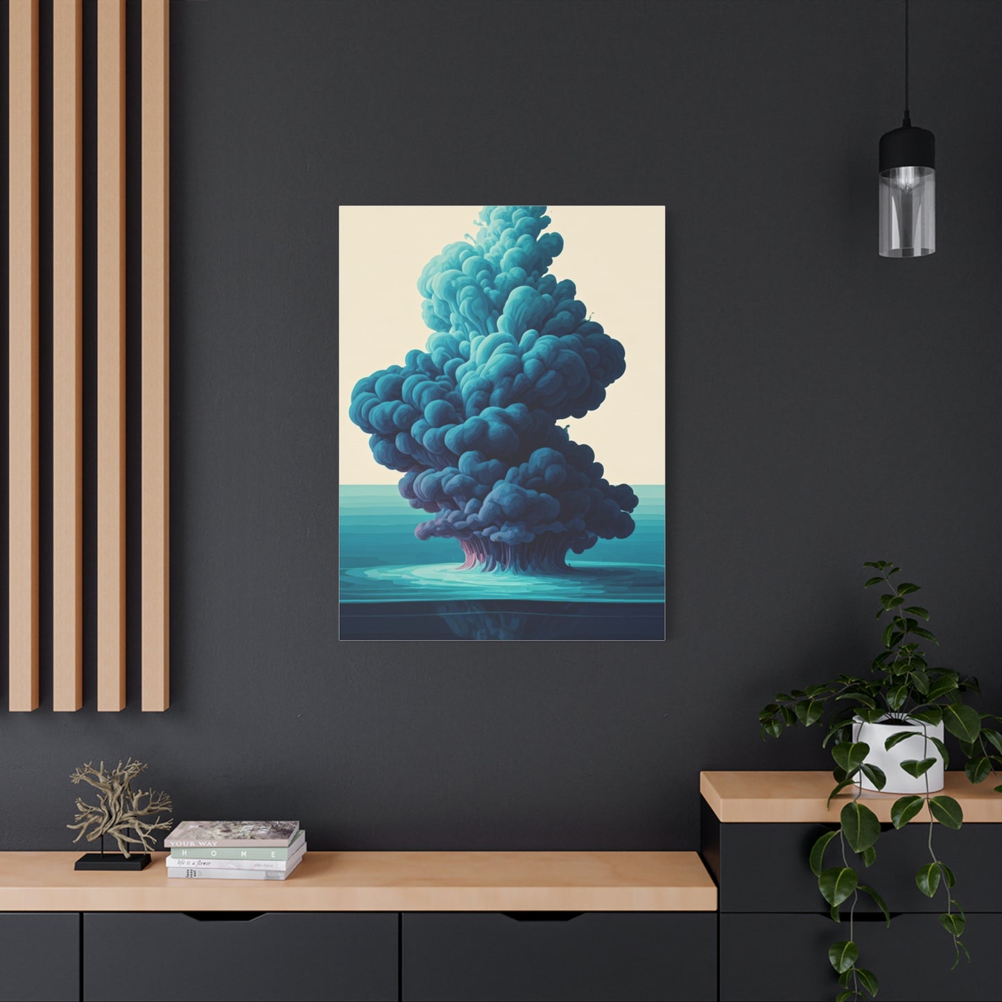 Rising Tide Mist Form Wall Art & Canvas Prints