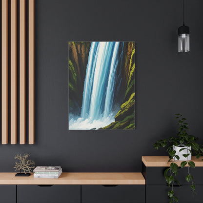 Tall Cascading Waterfall Wall Art & Canvas Prints