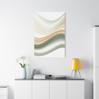 Abstract Neutral Flow Art Wall Art & Canvas Prints