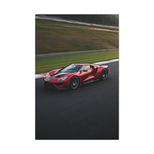 2017 Ford GT High Speed Circuit Wall Art & Canvas Prints