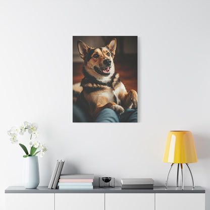 Happy Paws Cuddle Moment Wall Art & Canvas Print