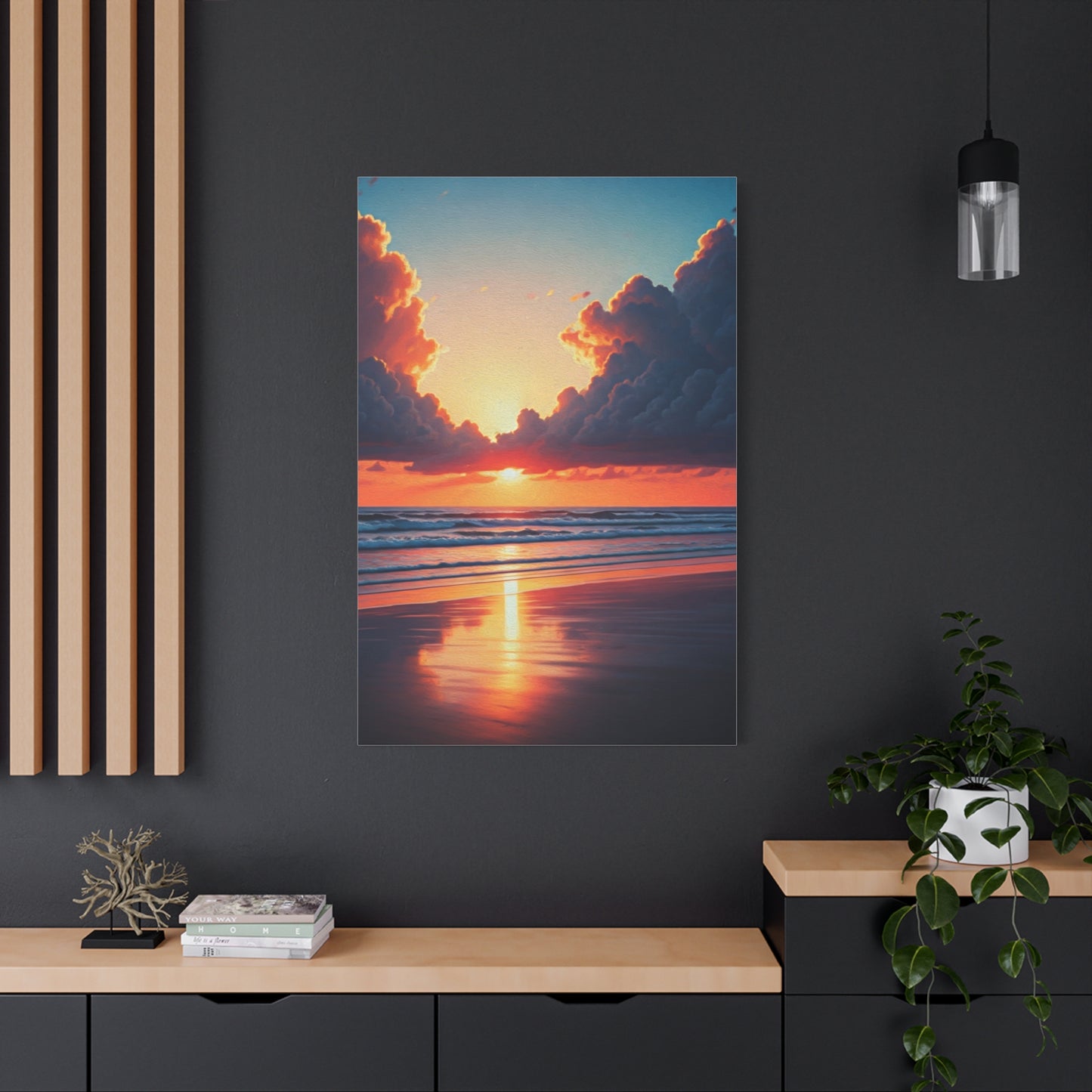 Cloud Framed Horizon Sunset Wall Art & Canvas Prints